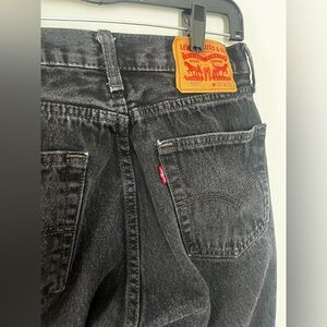 Levi's Men's Dark Gray Straight Jeans